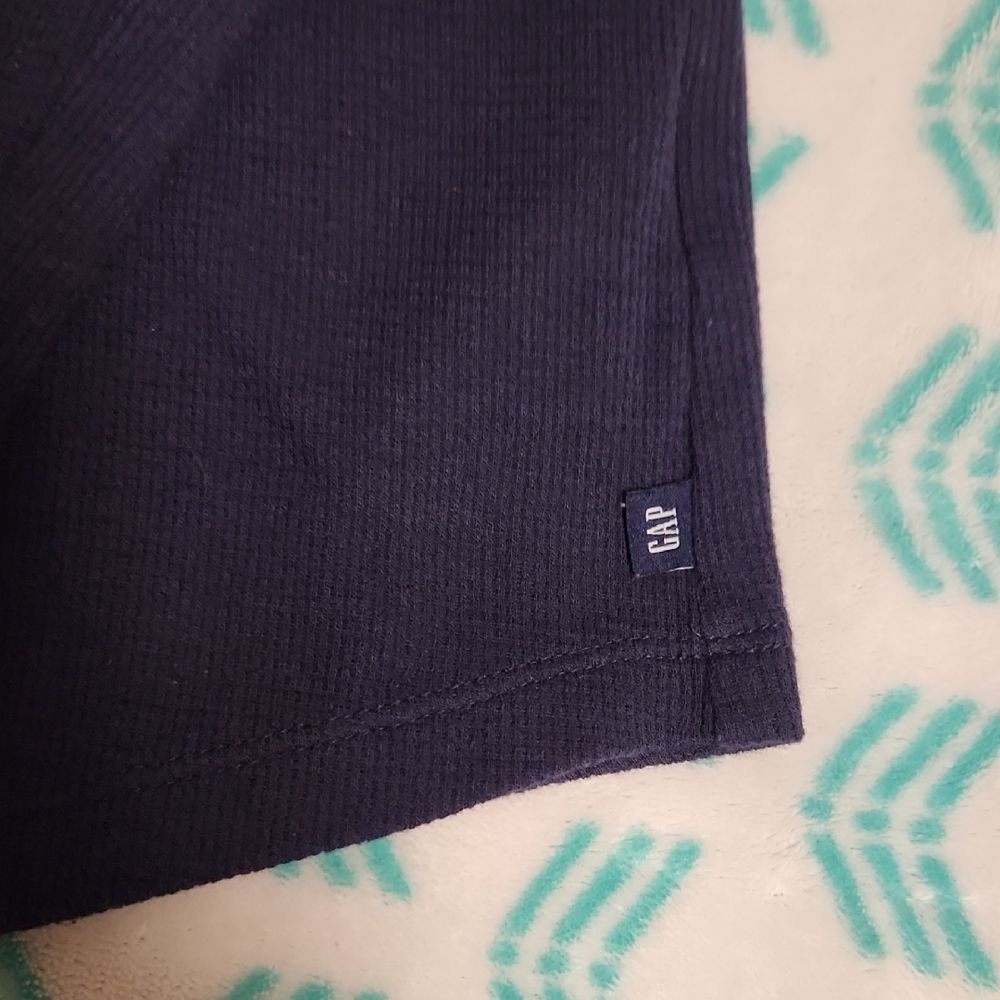 GAP Women's Navy Pajama Set with White Polka Dots Sz S - Picture 4 of 5